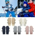 thumbnail image 3 of SIEYIO Warm Baby Toddler Winter Ski Gloves with String Cold Weather Mittens for Boys & Girls Fleece Lined Insulated Snow Gloves, 3 of 18