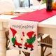 thumbnail image 3 of Yuarrent Camino de navideño de Papá Noel, mantel bordado, bandera, cubierta de muebles de cocina, suministros de arreglo para decoración Kits de decoración para fiestas, 3 of 6