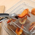 thumbnail image 5 of Air Fryer Rack Stackable,3pcs Layered Dehydrator Racks Stainless Steel Grilling Rack Rectangle, 5 of 9