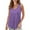 Purple, variant on Lmnyox Summer Casual Tank Tops Women's Scoop Neck Sleeveless Fashion Shirts Solid Color Loose Basic T Shirts