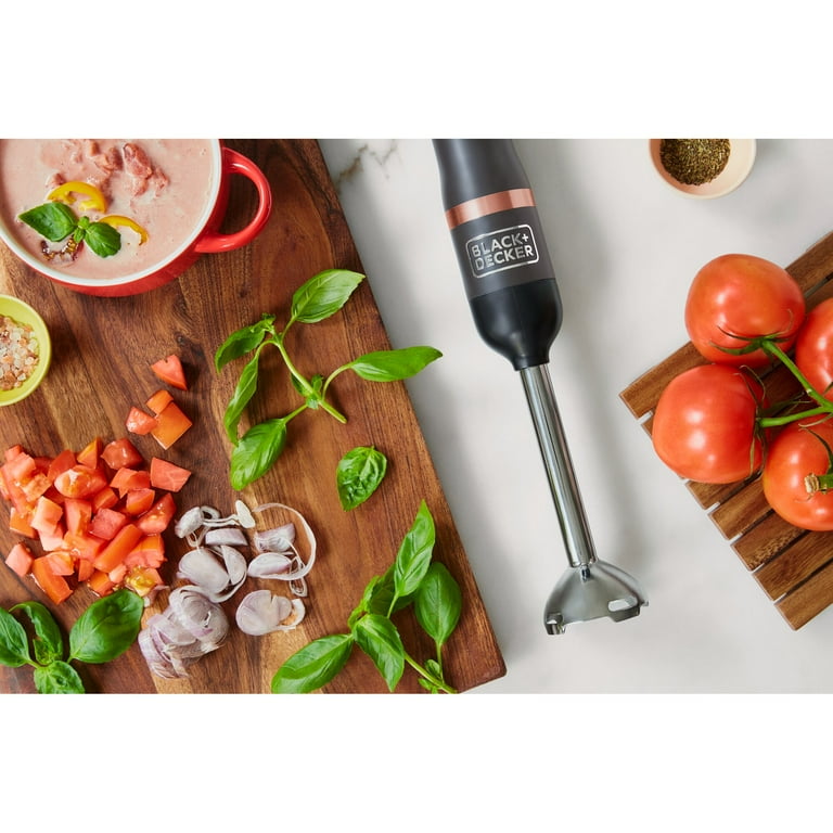 BLACK+DECKER Kitchen Wand Blender Kit, Grey (BCKM1011K01