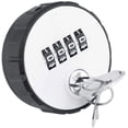 thumbnail image 1 of Bloqueo de código digital Gabinete de cámara de bloqueo de código Combinación de código digital Práctico estuche de aleación de zinc Cerradura segura de 4 dígitos con llaves (20 mm), 1 of 5