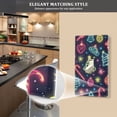 thumbnail image 5 of Yayeee Blank Wall Plate Cover 1-Gang 4.5"x2.7" Home Unused Decorative Outlet, Neon Christmas, 5 of 7
