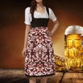 thumbnail image 5 of DuoJiaJ German Oktoberfest Women's Laced Half Apron Bavarian Traditional Cosplay Performance For Party Dress Up, 5 of 5