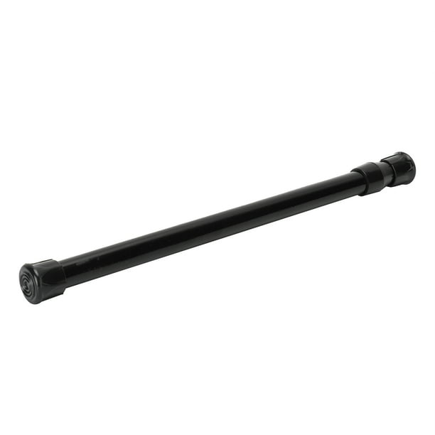 Barra De Tensión Telescópica Ajustable De 40 A 70 Cm, Fácil Instalación, De Acero Al Carbono De Alta Resistencia, Color Negro, Ideal Para Cortinas