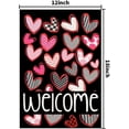 thumbnail image 5 of Valentines Day Love Heart Garden Flag 12×18 Inch Burlap Double Sided, Welcome Valentine sign Farmhouse Yard Outdoor Decoration DF176, 5 of 6