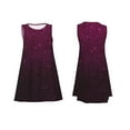 thumbnail image 7 of Uemuo Dark Purple Glitter Pattern Women’s Sleeveless Dress – Casual Summer A-Line Dress, Stylish and Comfortable Sundress for Hot Weather, 7 of 7