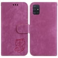 thumbnail image 2 of Compatible with Samsung Galaxy A51 4G Embossed Cute Tiger Flip Folio Wallet Case Card Pocket Holder Cover, 2 of 5