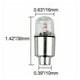 thumbnail image 4 of 4PCS Lámpara de tapa de válvula de rueda de luz intermitente decorativa Led para neumático de coche y bicicleta, 4 of 4