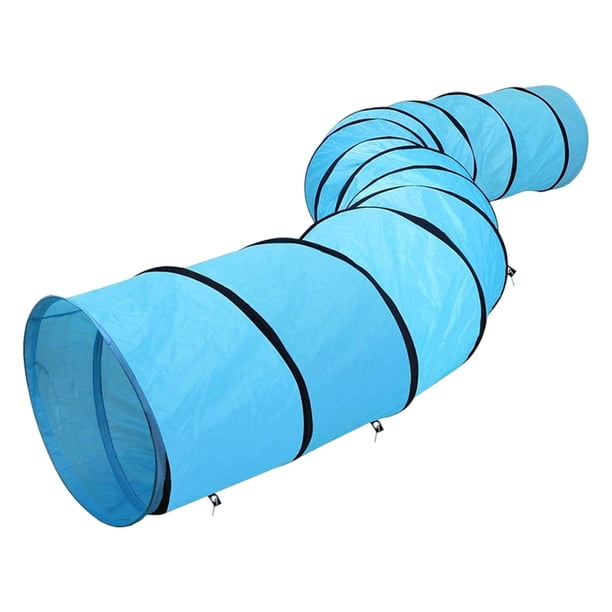 es para gatos Centro de juegos interactivo de tubo es para jugar en el exterior Plegable 60cmx60cmx180cm jinwen Gato Túnel