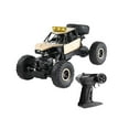 thumbnail image 4 of Camión RC a escala 1:18 4WD todoterreno con tracción en las 4 ruedas, coche RC recargable, juguete todo terreno para adultos, niños, regalos de Oro, 4 of 9