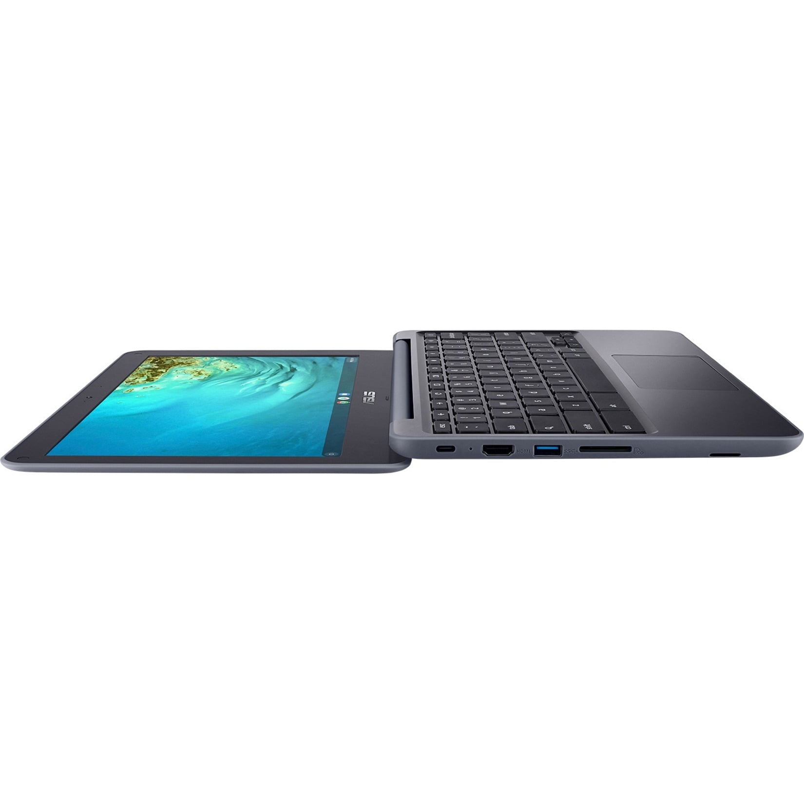 Asus Chromebook C203XA 11.6" 32Gb Rugged & Spill Resistant Laptop - Dark Grey
