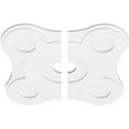 thumbnail image 2 of 22"OD x 3"ID x 7 1/2"C x 1"P Luna Architectural Grade PVC Contemporary Ceiling Medallion, Two Piece, 2 of 11