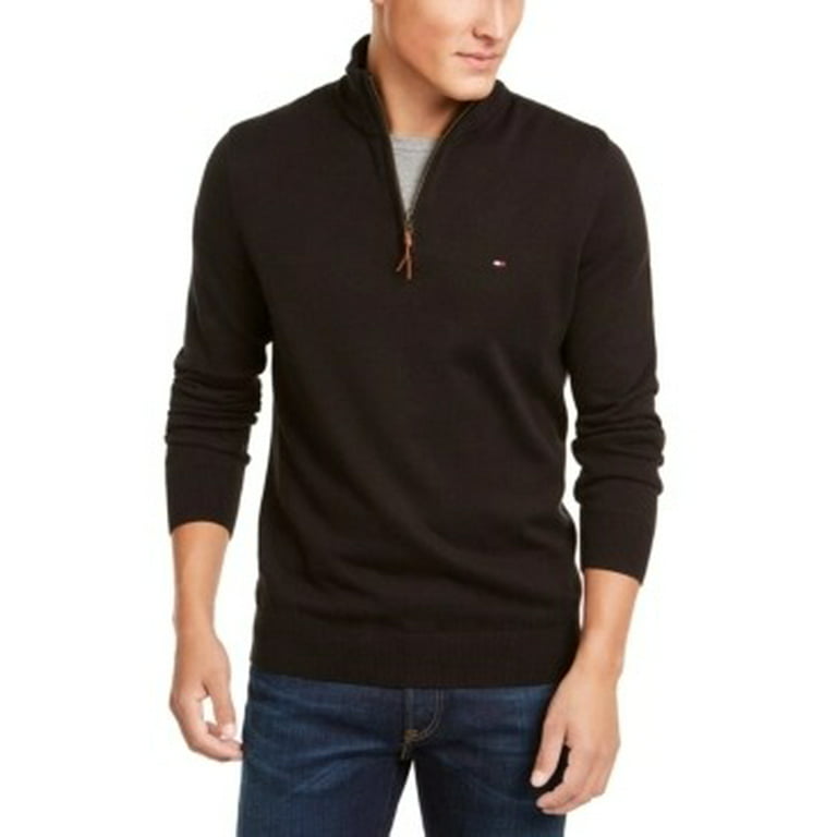 Tommy Hilfiger DEEP Quarter-Zip Sweater, US Medium Walmart.com