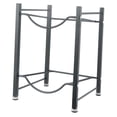 thumbnail image 1 of Estante para jarra de agua de 2 niveles, estante de almacenamiento extraíble para botellas de agua de 5 galones con patas ajustables, acero al carbono Gris, 1 of 8