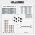 thumbnail image 2 of 8Pcs 6x6in Post Base, Heavy-Duty Post Bracket for Concrete & Wood Posts, Adjustable Deck Post Base for Pergola, Fence, Gazebo, 2 of 5