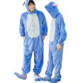 thumbnail image 2 of Disfraz de Halloween para hombre y mujer, ropa de dormir de franela con dibujos de animales, Kigurumi, Unisex, 2 of 4