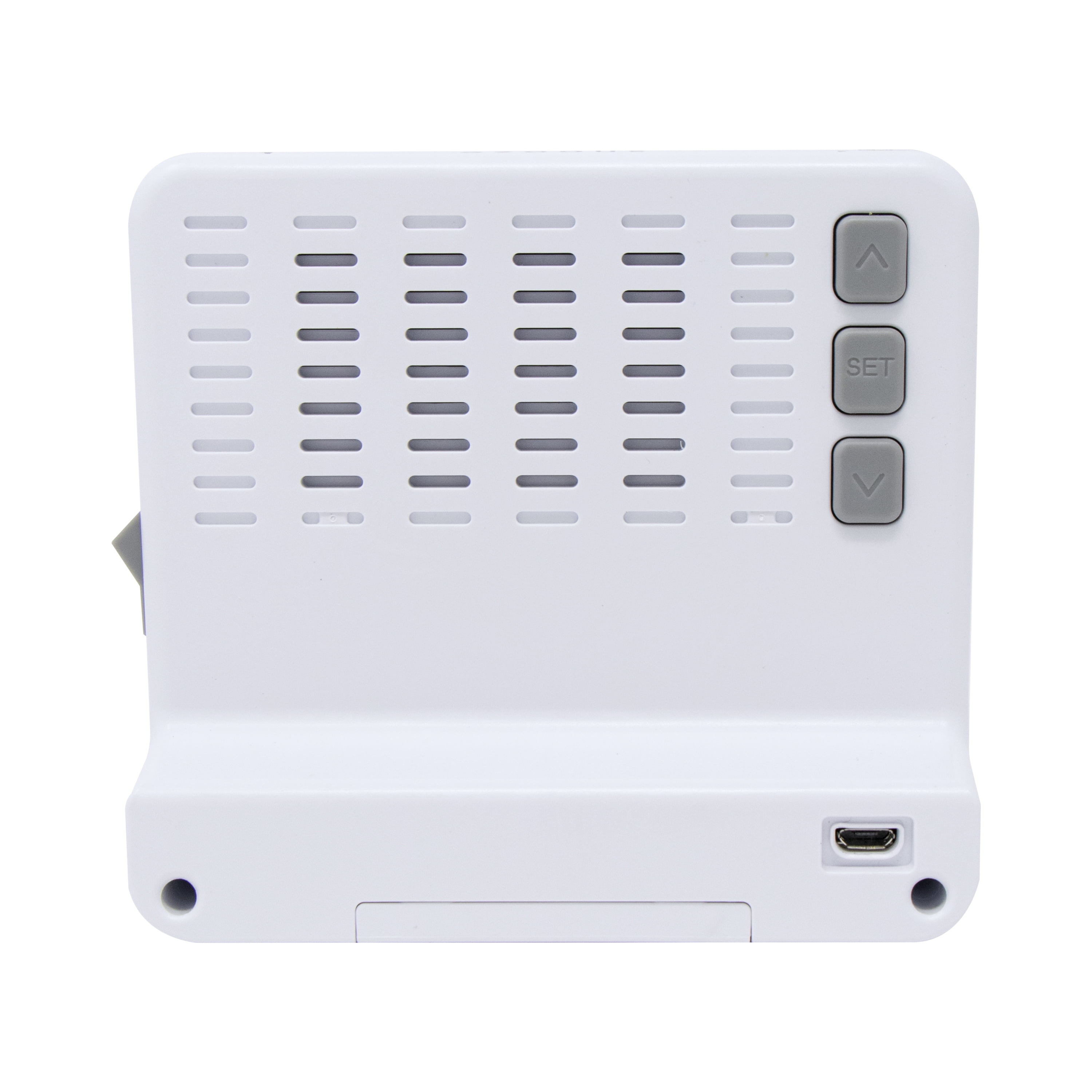 AcuRite Intelli-Time® Alarm Clock Weather Station with Indoor and Outdoor Temperature, Indoor Humidity, Hyperlocal Forecast, Calendar, and USB Charging Port (01129M)