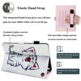 thumbnail image 5 of Cowithday Case for Amazon Kindle Fire Max 11 Tablet (13th Generation, 2023 Release) with Pencil Holder/Hand Wrist Strap Folio Stand Magnetic Smart PU Leather Cover [Auto Sleep Wake], White Cat Kitty, 5 of 8