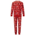 thumbnail image 4 of Pijamas navideños familiares a juego, conjunto de pijama con estampado de árbol de Navidad (camiseta y pantalón) para bebé/perro/perro/peluche)., 4 of 9