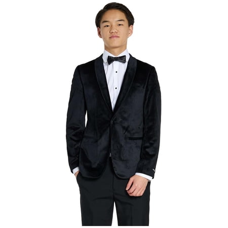 OppoSuits Deluxe Teen Boys Blazers TEEN BOYS Dinner Jacket - Black - US 16Y Black
