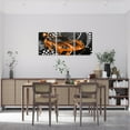 thumbnail image 4 of Erosebridal Teens Sports Car Canvas Wall Art Living Room, Speed Racing Car Wall Decor for Bedroom, Black Orange, 4 of 5