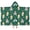Green Princess Castle, variant on Light Pink Fairy Pattern Hooded Bath Towel,50"x30" for Ages 3 To 12 Kids, Quick Dry Lightweight Soft Microfiber Hood Beach Towel Cover Up for Kids
