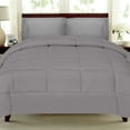 thumbnail image 2 of Sweet Home Collection Gray 5 Piece Bed in a Bag Comforter Set with Sheets, Twin-XL, 2 of 2