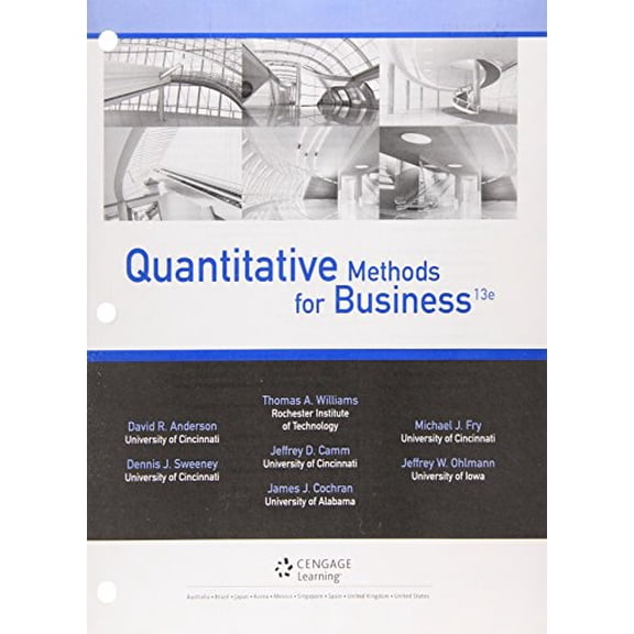 Pre-Owned Quantitative Methods for Business, 9781305631533, 1305631536, Paperback, 13 edition