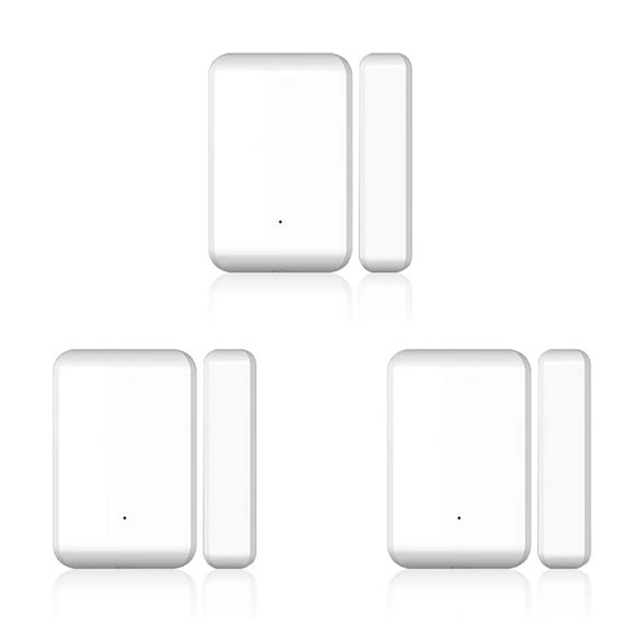 3X 2.4GHz Wireless TTLOCK Door Sensor Door Contact Detection Open Close Status Works with TTLOCK App Smart Locks