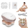 thumbnail image 6 of TAZTIR 4-Head 360° Women's Wet/Dry Electric Shaver with 2 LED Lights, USB Rechargeable, 6 of 8