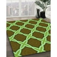 thumbnail image 3 of Ahgly Company Machine Washable Indoor Rectangle Transitional Dark Bronze Brown Area Rugs, 2' x 4', 3 of 7
