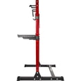 thumbnail image 3 of FlexWave Full Power Rack, Red & Black, 3x3 Steel, Four-Post Design for Home & Commercial Gym Use, 3 of 7
