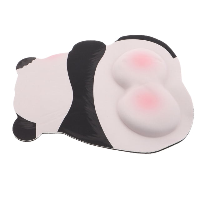 unbranded Mouse Pad Rosa Panda Con Ergonómica Y Base Antideslizante Para Escritorio