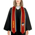 thumbnail image 4 of More design Graduation shawl Eswatini & United States Flag Stole Sash Honor Study Aboard International Students, 4 of 8