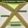 thumbnail image 5 of KAMEROUT Inflatable Tent for Camping, 3-4 Person Blow Up Inflatable House Tent with Awning Porch, Quick Setup Waterproof Oxford Air Tent with Pump, Heavy Duty Glamping Tents for Family, Green, 5 of 11