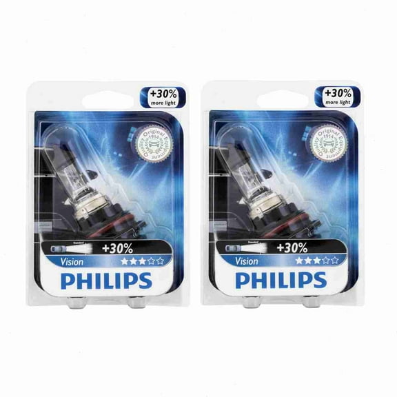 2 pc Philips 9007PRB1 Vision Headlight Bulbs compatible with 9007XV