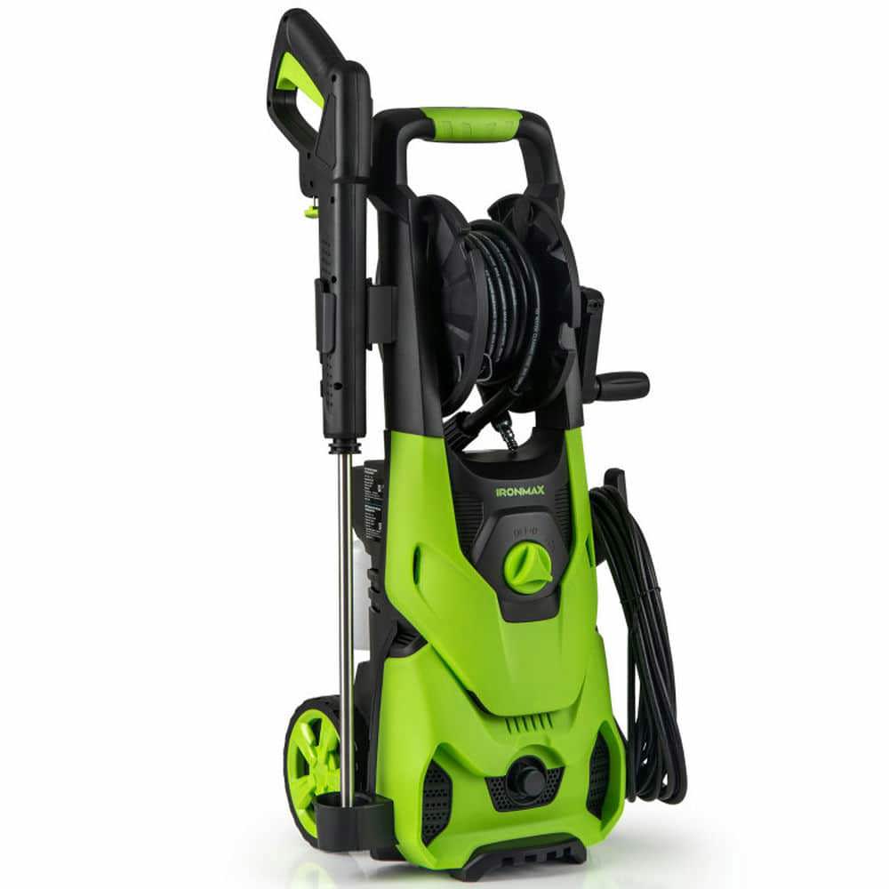 Spaco 2150 PSI 1.2GPM Electric Pressure Washer, Pressure Washer with 4 Quick Connect Nozzles and Foam Cannon, Green
