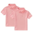 thumbnail image 2 of Hrsba Kids T Shirt Unisex Crew Neck Short Sleeve Summer Casual Solid Color Shirt 2 Pack Lightweight Breathable Top for Daily Wear, 2 of 5