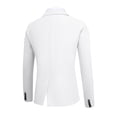 thumbnail image 3 of Cloudstyle Men's Slim Fit Single-Breasted Blazer with One Button & Center Vent - Casual Wrinkle-Free Sport Coat for Everyday Wear, 3 of 11