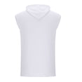 thumbnail image 4 of pstuiky Camisetas sin mangas para hombre, Sudadera deportiva sin mangas con capucha de color liso para hombre, de alta elasticidad, para fitness, musculosa y sin mangas Tops elegantes para mujer m, 4 of 7