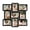 Black, variant on 9-Opening Black Picture Frame Collage 4x6 Photo Gallery Display for Home, Family, Friends Wall Hanging Collection