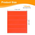 thumbnail image 2 of Uxcell Reflective Stickers, Waterproof Adhesive Night Warning Sticker High Visibility Safety Reflector Tape Strips Orange Red, 2 of 7