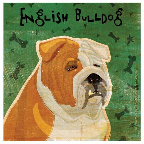 Thirstystone Occasions Drink Coasters, Set, Bulldog