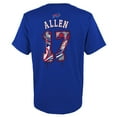 thumbnail image 3 of Youth Josh Allen Royal Buffalo Bills Mainliner Drip Player Name & Number T-Shirt, 3 of 3