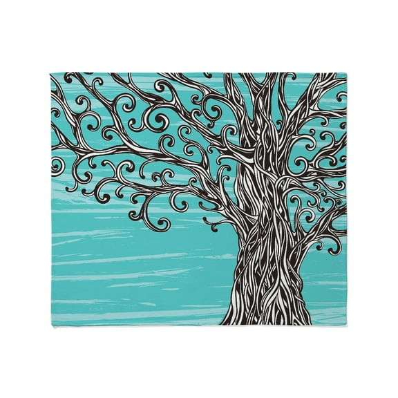 CafePress - Decorative Tree Throw Blanket - Soft Fleece Throw Blanket, 50"x60" Stadium Blanket