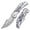 Blue, variant on Kansept Orion Folding Pocket Knife 3.07" Machine Satin CPM S35VN with CNC Milling Blade,Bronze Anodized and Machine Satin Titanium Handle,K1089B3