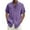Purple, variant on HDGB Men's Cotton Linen Shirts Short Sleeve Summer Casual Loose Fit Shirts Solid Color Button-Up Dress Shirts Beach Vacation Tops