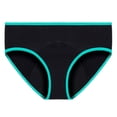 thumbnail image 4 of FhsagQ Panties Women's Panties Sleep Slips Women's Seamless Solid Color Simple Color Edge Low Rise Underwear Plus Size Panties for Women 5X-6X Maxi Women Panties Fishnet Green M, 4 of 4