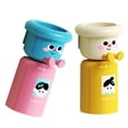 thumbnail image 1 of Vaso y soporte para cepillo de dientes, estante para enjuague bucal, organizador resistente para colgar en la pared. 2 piezas rosa amarillo, 1 of 9